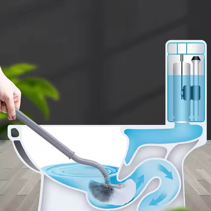 Portable Bathroom Cleaning Bathroom Toilet Bowl Brush