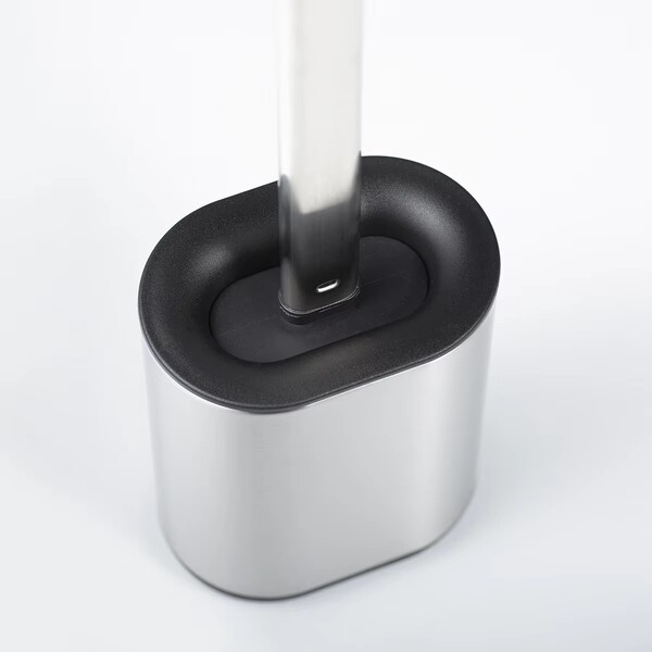 Wholesale 3 Pcs of Stainless Steel Silicone Toilet Brush Set