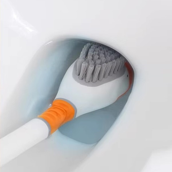 Cute Shape Double Head Silicone Toilet Brush