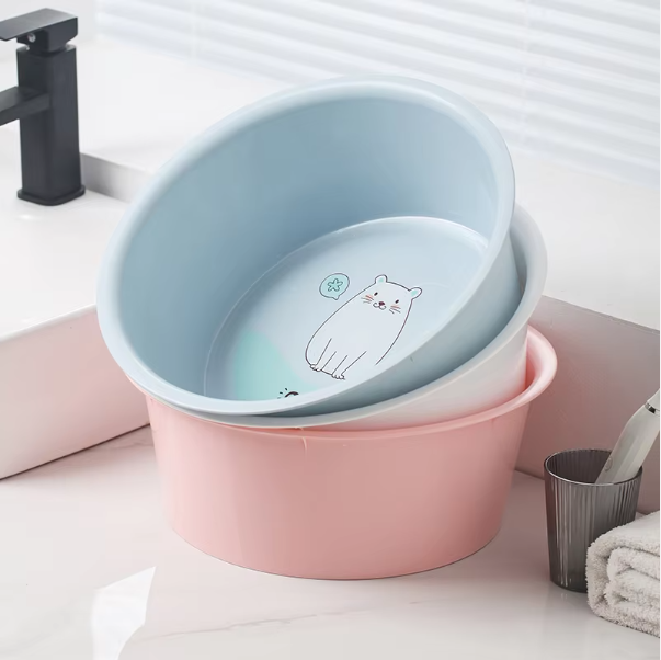 Household Plastic Water Basin Set