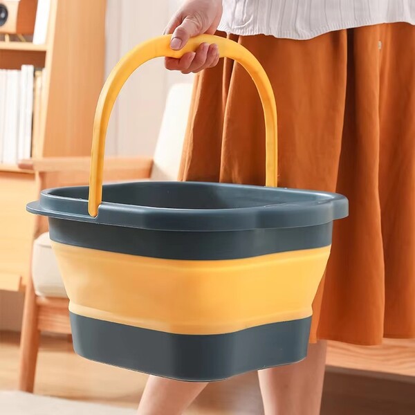 Collapsible Household Plastic Water Basin Set